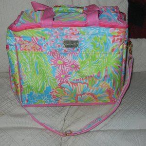 Lilly Pulitzer insulated Cooler  Lovers Coral Fish Octopus